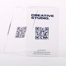Placa tarjeta identificativa de metacrilato CREATIVE STUDIO