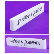 Placa Metacrilato La Brune & La Blonde