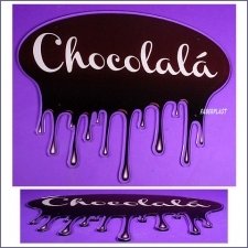Placa Metacrilato Chocolalá