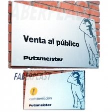 Placa Metacrilato Putzsmeister