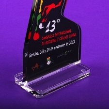 Trofeo metacrilato CONGRESO SEVILLA