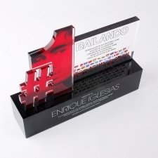 Trofeo de metacrilato ENRIQUE IGLESIAS