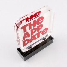 Trofeo de metacrilato THE APP DATE