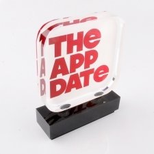 Trofeo de metacrilato THE APP DATE