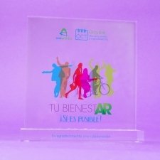 Trofeo de metacrilato CONARTRITIS