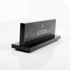 Trofeo metacrilato negro REAL MADRID