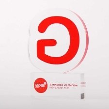 Trofeo de metacrilato GIRA COCA COLA