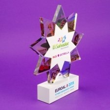 Trofeo de metacrilato EUROAL EL SALVADOR