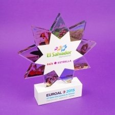 Trofeo de metacrilato EUROAL EL SALVADOR