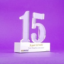 Trofeo de metacrilato MURPROTEC