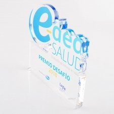 Trofeo metacrilato E-DEA SALUD