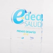 Trofeo metacrilato E-DEA SALUD