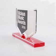 Trofeo metacrilato VICIOUS MUSIC AWARDS