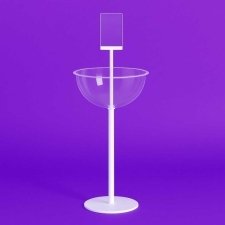 Expositor METÁLICO SEMIESFERA