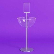 Expositor METÁLICO SEMIESFERA