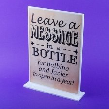 Display metacrilato MESSAGE IN A BOTTLE