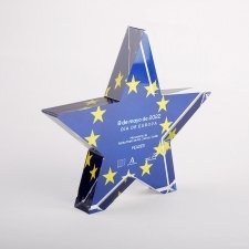 Trofeo de metacrilato DIA DE EUROPA 2022