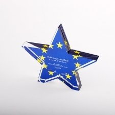 Trofeo de metacrilato DIA DE EUROPA 2022