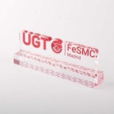 Trofeo de metacrilato UGT FESMC