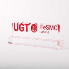 Trofeo de metacrilato UGT FESMC