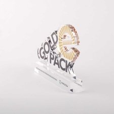 Trofeo de metacrilato GOLDPACK