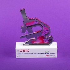 Trofeo de metacrilato CSIC