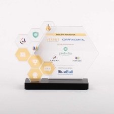 Trofeo de metacrilato BLUEBULL