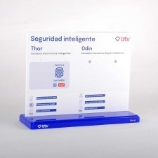 Expositor de metacrilato para candados BTV