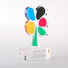 Trofeo de metacrilato COMITÉ OLIMPICO