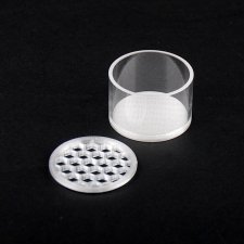 Caja REJILLA y tubo de metacrilato