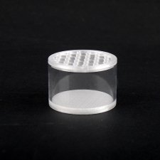 Caja REJILLA y tubo de metacrilato