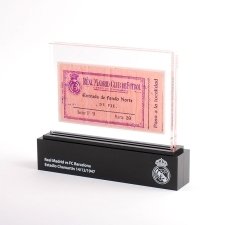 Regalo de metacrilato entrada REAL MADRID CF