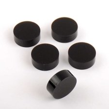 Placa ficha y mini disco de metacrilato