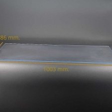 Placas de poliestireno transparente