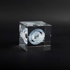 Bloque de cristal grabado 3D FIAT