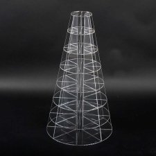 Expositor piramidal de metacrilato TAPICES