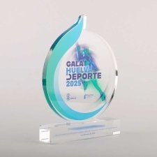 Trofeo de metacrilato HUELVA DEPORTE
