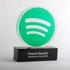 Trofeo de metacrilato SPOTIFY Benidorm Fest