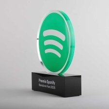 Trofeo de metacrilato SPOTIFY Benidorm Fest