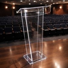 Atril metacrilato DYANA DOS CARTELA BAJA