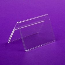Display portahoja de metacrilato TRIANGULAR