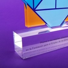 Trofeo metacrilato ADMINISTRACIONES PÚBLICAS
