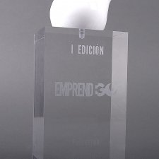 Trofeo metacrilato EMPRENDGO REPSOL