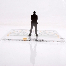 Regalo metacrilato reloj solar Tradecorp