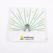 Regalo metacrilato reloj solar Tradecorp