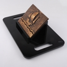 Soporte metacrilato placa Fomento