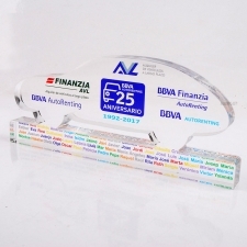 Trofeo metacrilato BBVA autorenting