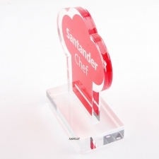 Trofeo metacrilato SANTANDER CHEF