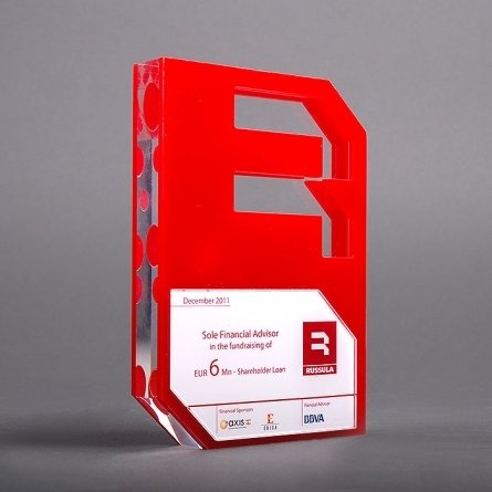 Trofeo metacrilato RUSSULA