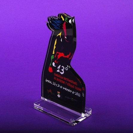Trofeo metacrilato CONGRESO SEVILLA